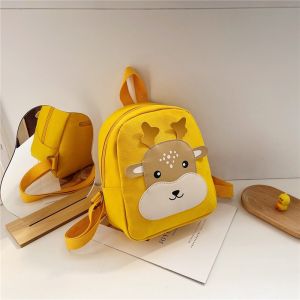 Cute Deer Modeling Children Backpack For Kid Boy Cartoon School Bag for Baby Girl Kindergarten For Student Gift