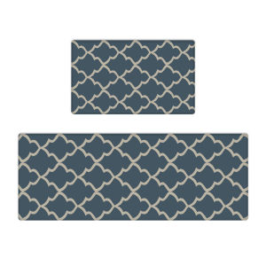 MyKitchen 8mm-Thick PU Kitchen Mat Non Slip Waterproof  Oil Proof Floor Mat Anti Fatigue House Mat