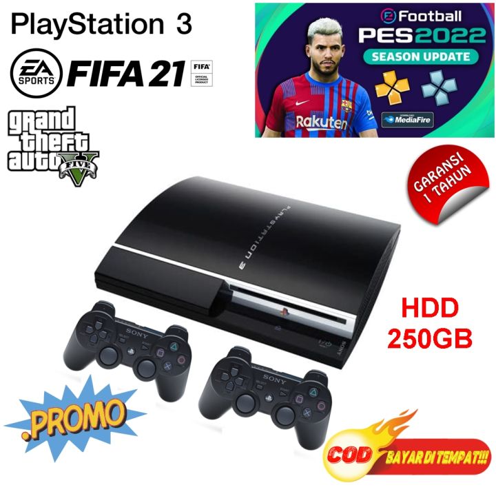 SONY ps3 fat HDD 250GB full game Bonus controller Lazada Indonesia