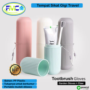 Tempat Sikat Gigi Travel Wadah Penyimpanan Odol Portable Case Gelas Pasta Gigi Traveling