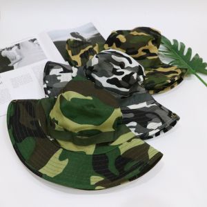 ZC CAMP หมวกทหาร หมวกซาฟารี หมวกเดินป่า หมวกกันแดด หมวกใส่เที่ยวออกทิปตั้งแคมป์ปีนเขา มีสายรัดคางปรับได้ ขนาดฟรีไซส์ (Free Size) Sun Hats