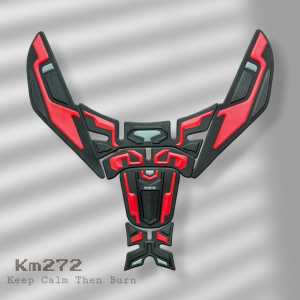 KM272 Aksesoris Tankpad PCX 150 Tahun 2018 - 2021 Bahan Karet Premium