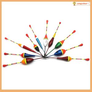 yangyuhua 1 10PCS Fishing Floats Set Buoy Bobber Fishing Light Stick Floats Fluctuate Mix Size Color Float Buoy For Fishing Accessories