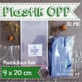 (100 LEMBAR) Plastik OPP Seal 20x22 Cm Tebal 30s Mikron / Plastik OPP 20x22 30s Mic Tebal Plastik Kemasan Plastik Bening Tebal. 