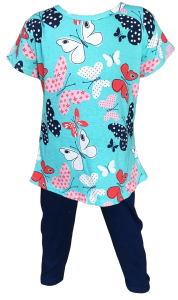 BAJU TIDUR BUTANG BUDAK PEREMPUAN SIZE 2-8 GIRL LEGGINGS SET BAJU BUDAK PEREMPUAN LENGAN PANJANG PYJAMA BUDAK COTTON