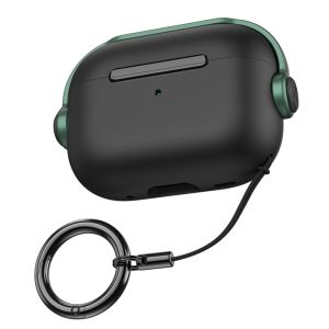 Ốp zuzg AirPods thế hệ 4 (2024) Ốp Pro (thế hệ thứ 2/1 2023/2022/2019) Ốp có tai nghe khóa an toàn bộ tai nghe nhạc vỏ Ốp bảo vệ tương thích với AirPods thế hệ thứ 4 Pro 2