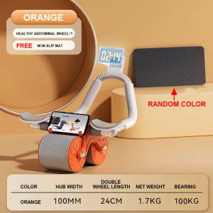 Leycus Abdominal Roller Wheel Workout Exerciser with Elbow Support Multi Function Abdominal Exercise Machine for Workout At Home