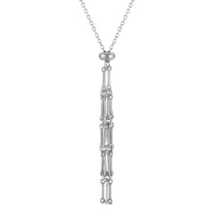 REEBO ที่เก็บหิน สร้อยคอกรงคริสตัล ห่วงโซ่โลหะ ดีไอวาย สร้อยคอยึดพลอยเทียม สไตล์เก๋ๆ เครื่องประดับคอคอ สร้อยคอสแตนเลสสตีล ของขวัญสำหรับเด็ก