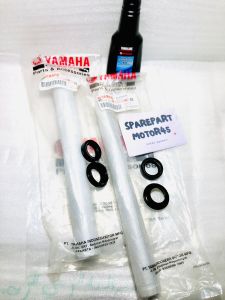 AS SHOCK DEPAN SEPASANG MIO LAMA MIO SPORTY MIO SOUL MIO SMILE VEGA LAMA KODE 5TL F3110 00 AS SHOK SOK SHOCKBREAKER MURAH BARU ORIGINAL ASLI YAMAHA