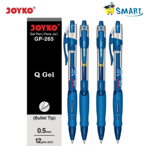 (1PAK ISI 12PCS)JOYKO BALLPOINT GP-265 QGEL BIRU