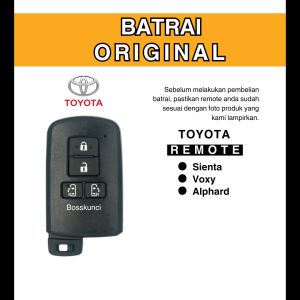 [ COD ] Baterai Remote Kunci Keyless Toyota Sienta Voxy Alphard CR 2032 Original Panasonic Termurah