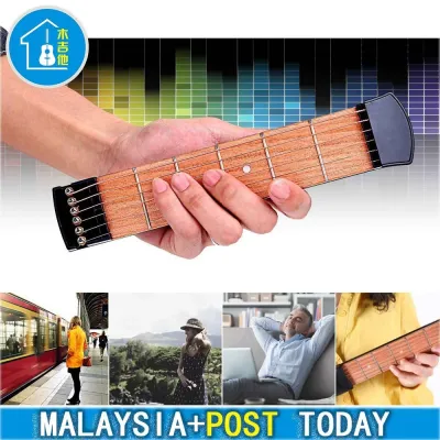 Pocket Guitar Finger Trainer Hand Practice Tool Mini Guitar Strings Guitar Trainer Beginner Portable Guitar Chord
