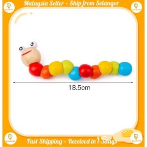 READY STOCK MALAYSIA🇲🇾Montessori Mainan Kayu Budak Toddler Kids Wooden Geometry Toys Early Learning