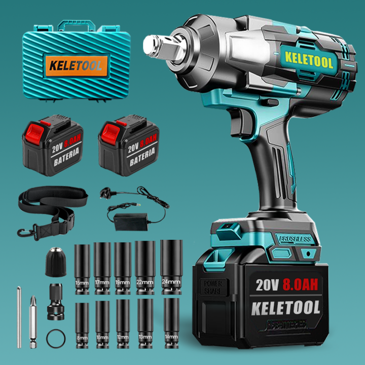 Impact Wrench Efficient Cordless motor delivers 4000Nm of torque Lazada