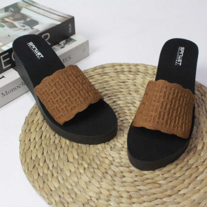Sandal Wedges Wanita Dewasa Selop Rajut Import Wb 83 Terbaru