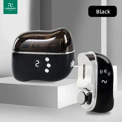LORDWEY | Electric Nail Clipper Grinding and Polishing with Light Automatic Nail Trimmer Rechargeable Nail Cutter Manicure for Baby Adult