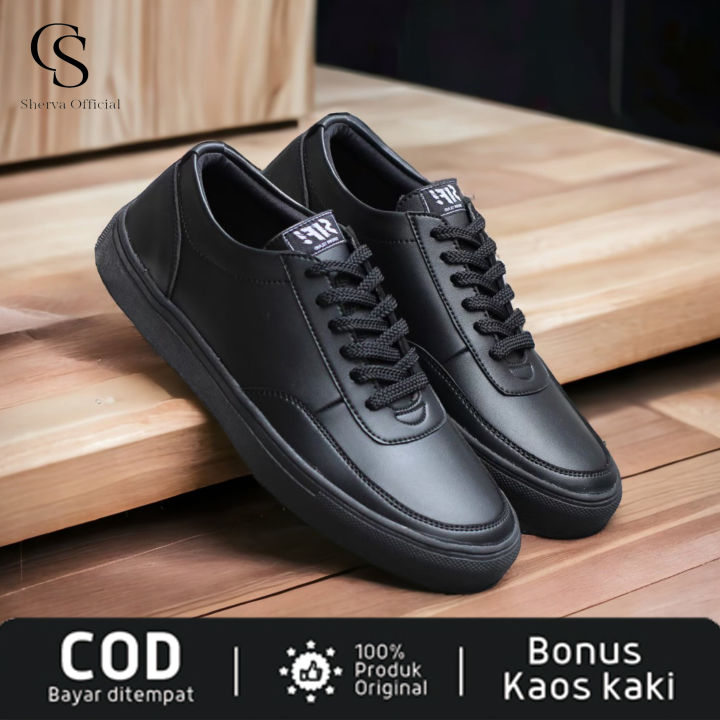 Sepatu Sneakers Casual Rover Leather Shoes For Men Sepatu Kets