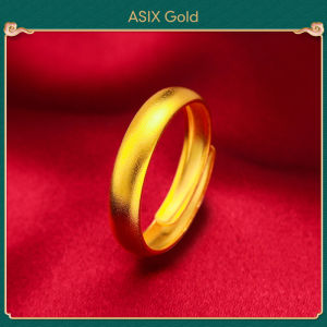 ASIX GOLD 916 Gold Ring Korean Gold Bangkok Shiny Star Ring for Women