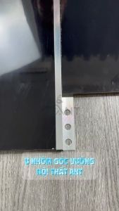 Nẹp nhôm góc vuông nẹp bo góc vuông nẹp gạch men dài 2m5