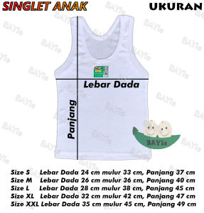 BAYIe - Kaos Dalam Anak Berkualitas & Berbagai Ukuran