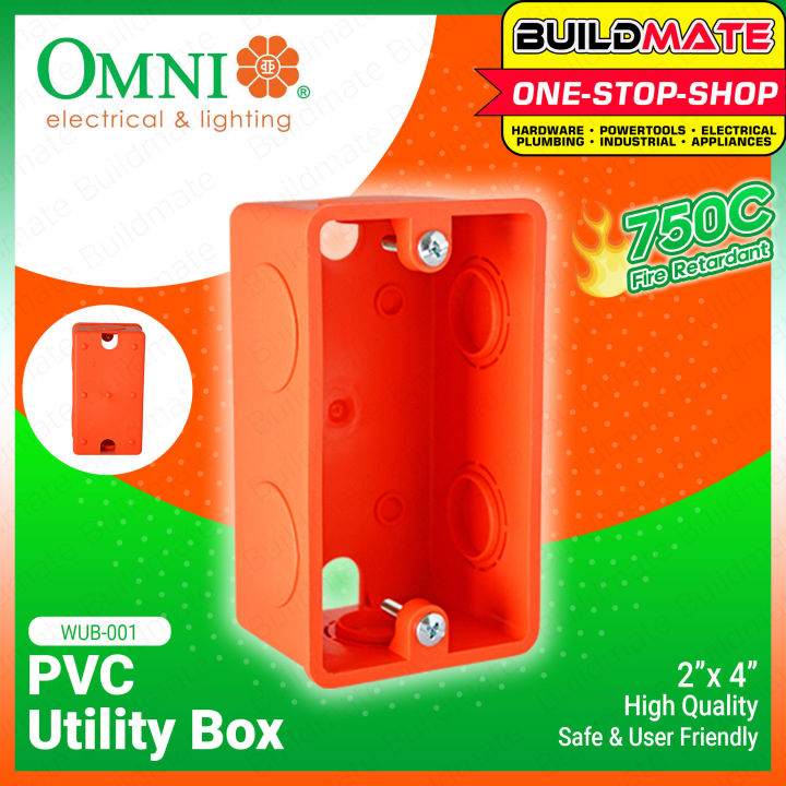 OMNI PVC Electrical Utility Box 2 x 4 WUB-001 - BUILDMATE 