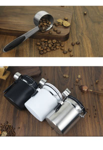 โถใส่เมล็ดกาแฟสแตนเลส 304 แบบหนา "อัพเกรด" ที่เก็บเมล็ดกาแฟ อุปกรณ์เก็บรักษาเมล็ดกาแฟ  สแตนเลส 304 หนา "อัพเกรด" สูญญากาศ กันความชื้น Coffee Box (with air valve)  สินค้าพร้อมส่งค่ะ