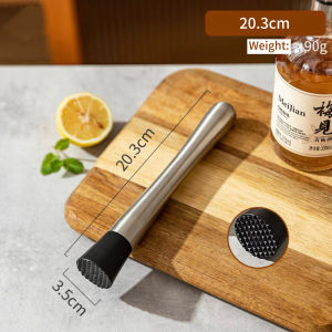DXL Mash Stick Crushed Ice Hammer Fruit Juice Stick Hand Beaten Milktea Lemon Tea Tool Shaker Juice Stick