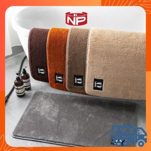 Thảm Chùi Chân Len Hình Bàn Chân 36x56cm – Thảm Lau Chân Hút Nước Dùng Cho Phòng Tắm Phòng Ngủ