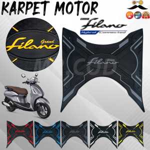KARPET GRAND FILANO BORDES PIJAKAN ALAS KAKI DEPAN MOTOR YAMAHA FILLANO KARET RUBBER PNP