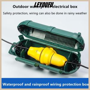 LEYOUFU Outdoor Extension Cord Safety Cover With Waterproof Seal Weatherproof Electrical Connection Box To Protect Outdoor Outlet Plug