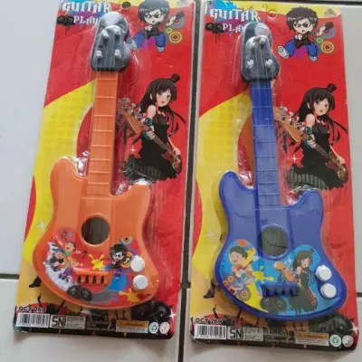 Mainan gitar gitaran anak laki laki warna acak random