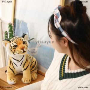 [COD] yixiayun 23-33cm Simulation Baby Tiger Plush Toy Stuffed Soft Wild Animal Kids Gift