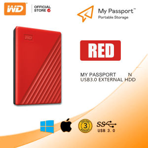 wd my passport external hard disk ของแท้ ฮาร์ดดิสก์ภายนอก hdd 1tb ฮาร์ดดิสก์พกพา การประกันคุณภาพ รับประกัน 3 ปี