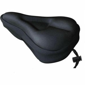 PENGA Black Comfortable Soft Comfy Comfort Gel Pad Bicycle Saddle Soft Pad Bike Seat Bicycle Parts