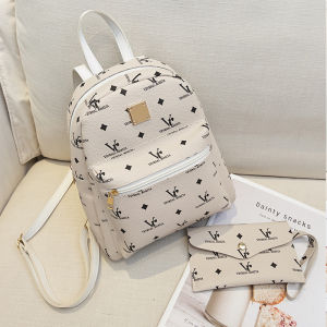 Tas Ransel Mini Wanita Woman Backpack Fashion Cewek Clutch Simple Bahan Kulit Import Premium T302