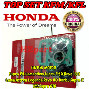 PAKING TOP SET KODE-KFM/KFL MOTOR Supra Fit OLD/NEWRevo110 KARBU Supra X 125 ORIGINAL ASLI 100%AHM