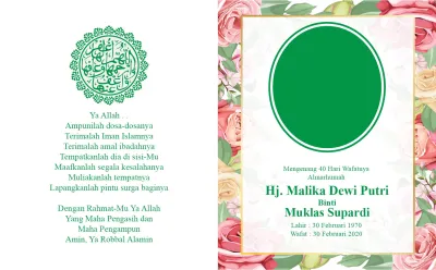 [10 PCS] CETAK BUKU YASIN DAN TAHLIL CUSTOME Pakai Foto