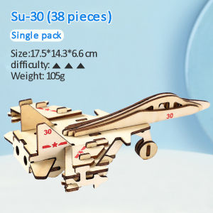 【Local Delivery】DIY Wooden 3D Puzzles Toy Manual Assembly Model House for Kids Brain Training Intelligent Toys