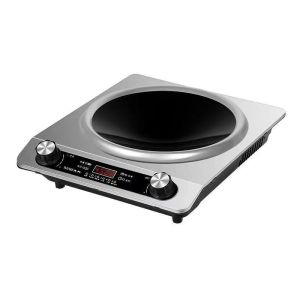 [5000w easy to use no need to pick a pot] Black technology induction cooker Multifunctional concave hot pot frying pan type quick heat high power induction cooker