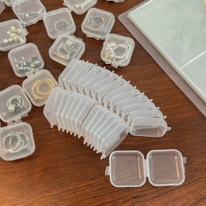 10x Mini Plastic Storage Container Box Portable Pill Holder Storage Organizer Packaging for Earring