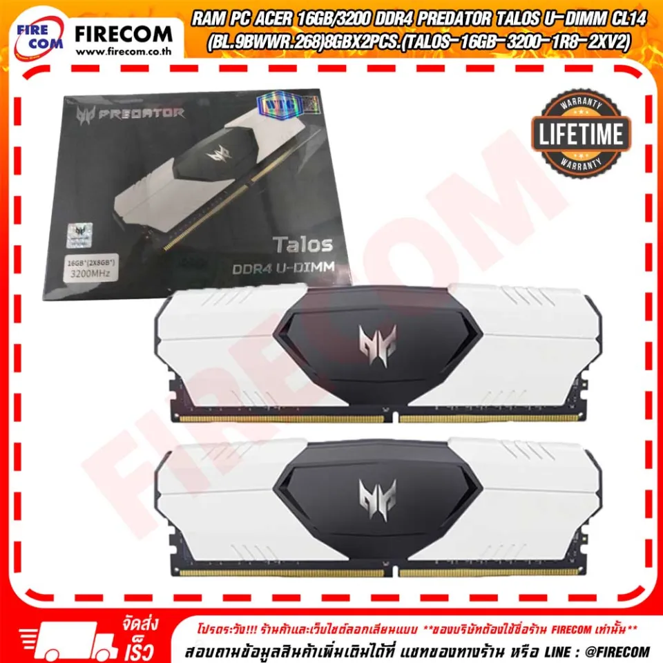 แรม RAM PC Acer 16Gb/3200 DDR4 Predator Talos U-DIMM