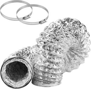 Double-Layer Aluminum Foil Air Duct Fire-Proof High Heat Resistant Ventilation Exhaust Duct 3M Pipe Inner Diameter Aluminum Foil Hose