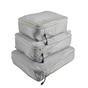 Organizer Travel Compression Packing Cubes 3pcs Storage Bag Pouch Luggage clothes storage Set