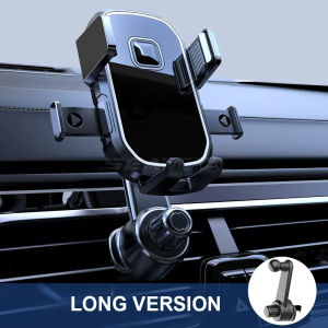 SEAMETAL Gravity Car Phone Holder with Hook Car Air Vent Clip Mount Not Fall Off Smartphone Stand GPS Navigation Support