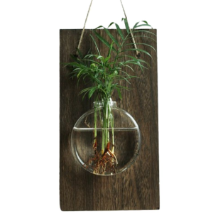 HPVDBP Wall Hanging Wall Mount Glass Vase Creative Vintage Plant Flower Pots Aquarium Home Decoration Hydroponic Container Hotel