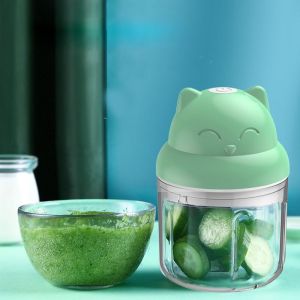 Electric Kitchen Chopper Garlic Masher 100ML/250ML Meat Grinder Mini Food Garlic Vegetable Chopper Crusher Rechargeable Food Processor