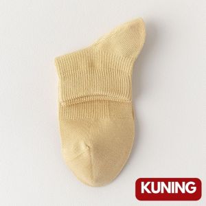 SA936 kaos kaki wanita tipis pendek elastis warna pastel polos ankle socks