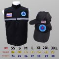 เสื้อกั๊กอสม.หมวก460฿ ครบเซ็ทตามภาพ เสื้อกั๊กอาสาสมัครสาธารณสุขประจำหมู่บ้านพร้อมหมวก หมวกอสม.. 