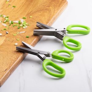 Scissors Kitchen Multi-Functional Sharp Stainless Steel Cut millet Pepper Cutter Multi-Layer Scissor