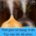 Máy xông tinh dầu khuếch tán sóng bằng siêu âm không tỏa nhiệt Tặng Tinh dầu thơm phòng khử mùi cỡ Lớn 500-2.000ml cho phòng &gt;20m2 thêm chức năng phun sương tạo ẩm hình Giọt nước và hình khác. 